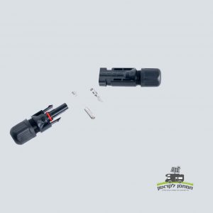 מחברי פאנל סולארי MC4 מפורקים (פלוס/מינוס) לכבלים 6 מ