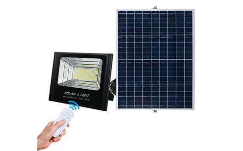 פרוז'קטור סולארי 300W - כולל פאנל ותאורה