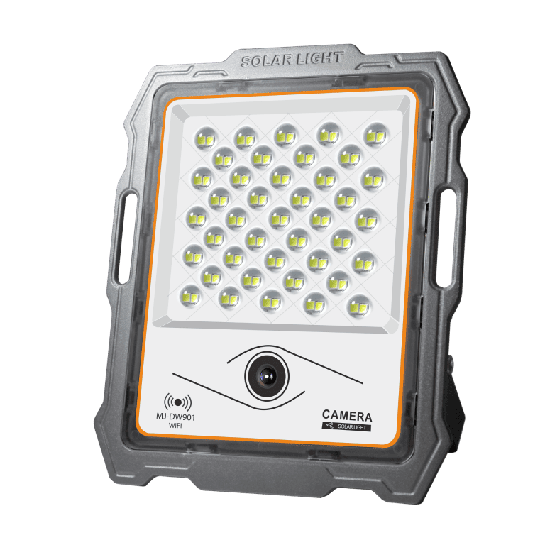 מצלמה סולארית WI-FI משולבת תאורת הצפה סולארית 200W + רמקול מובנה + שלט – תמונה 2