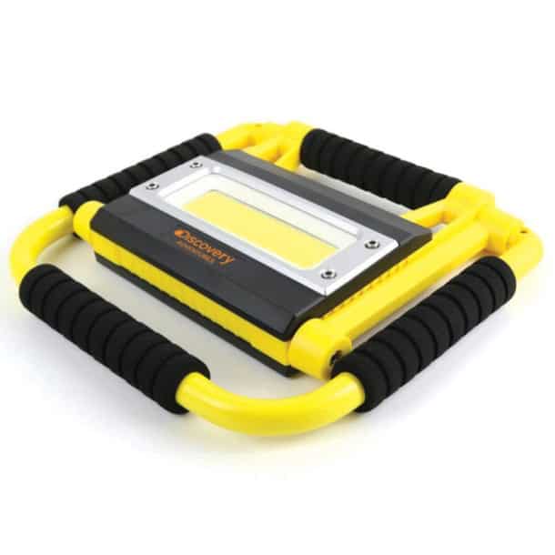 פנס שטח נייד עוצמתי מתכוונן כולל סוללת גיבוי לטעינת טלפון – תמונה 3