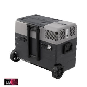 מקרר/מקפיא לרכב 42 ליטר עם גלגלים וידית טרולי + סוללה - TX42