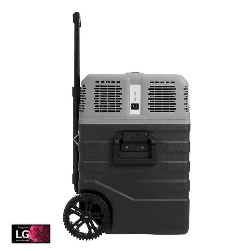 מקרר/מקפיא לרכב 62 ליטר עם גלגלים וידית טרולי + סוללה - TX62 – תמונה 3