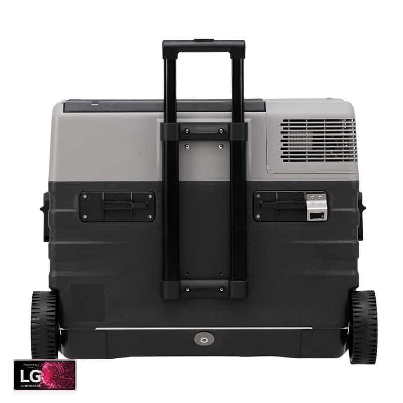 מקרר/מקפיא לרכב 62 ליטר עם גלגלים וידית טרולי + סוללה - TX62 – תמונה 4