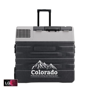 מקרר/מקפיא לרכב 62 ליטר עם גלגלים וידית טרולי + סוללה - TX62