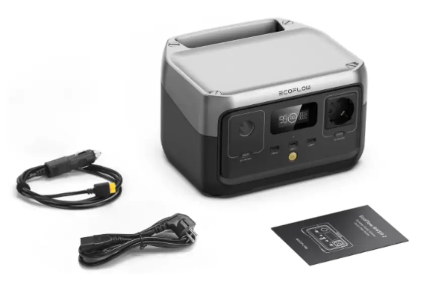 תחנת כוח ניידת ECOFLOW RIVER 2 - קיבולת 256Wh הספק 600-300W – תמונה 5