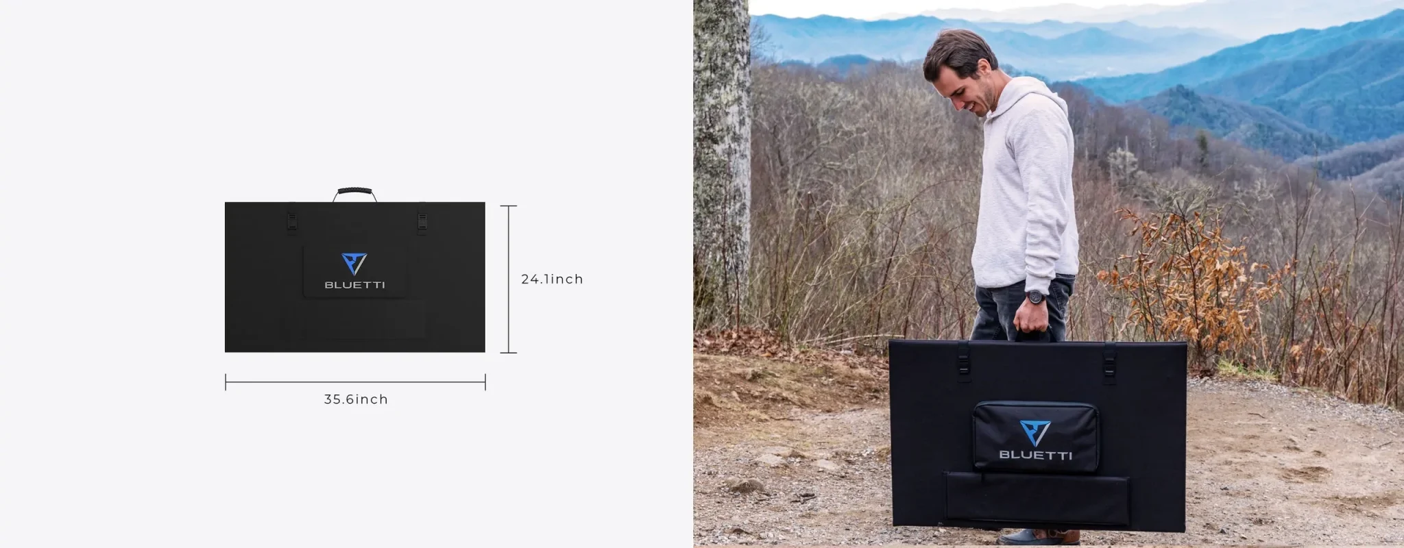 פאנל סולארי מתקפל BLUETTI PV350 – תמונה 3