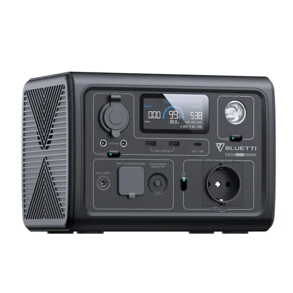 תחנת כוח ניידת BLUETTI EB3A | 600W 268Wh – תמונה 4