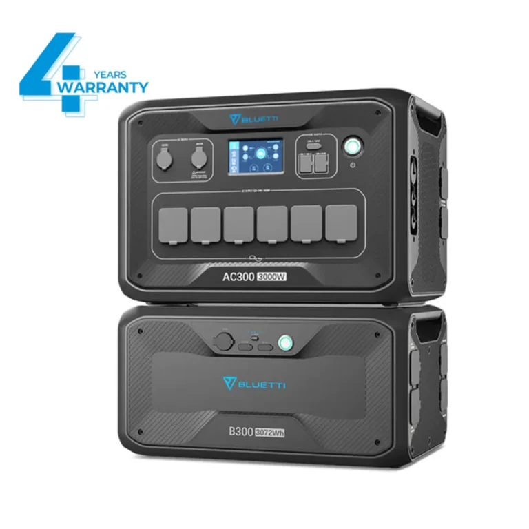 מערכת גיבוי ביתית BLUETTI - AC300 (יחידת אם - מחוייבת בתוספת סוללה B300) – תמונה 2