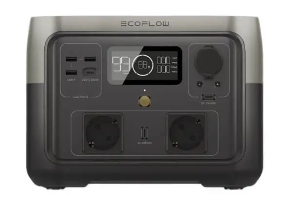 תחנת כח ניידת 2 ECOFLOW RIVER MAX - קיבולת 512Wh הספק 500-1000W