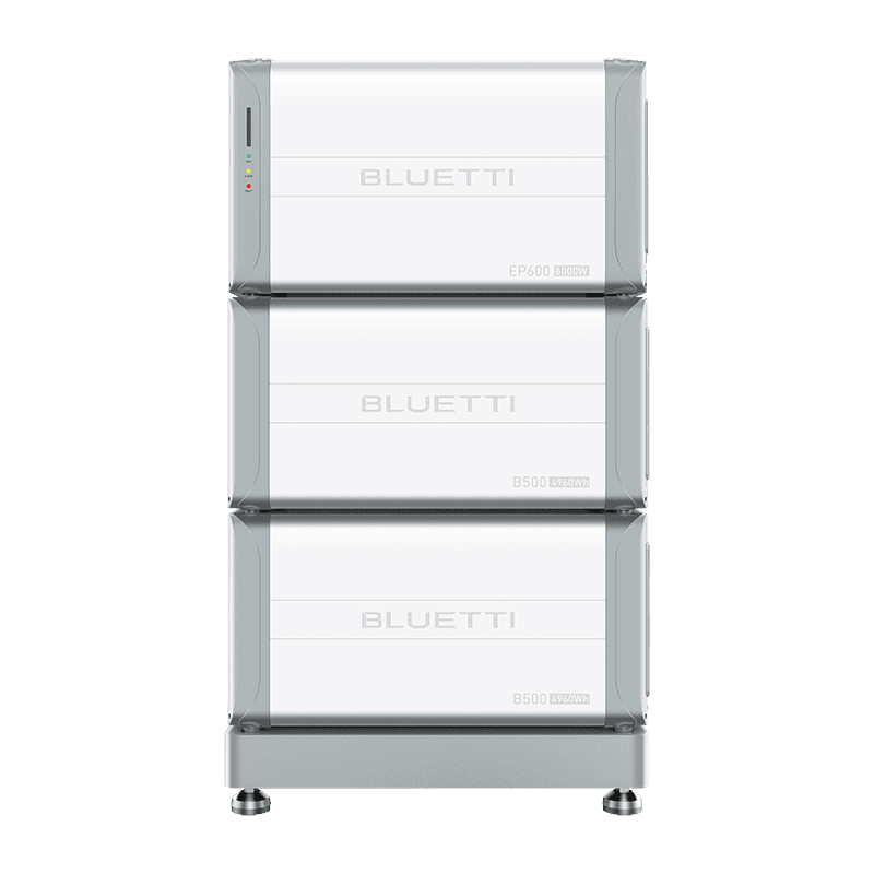 תחנת גיבוי ביתית תלת פאזית - BLUETTI EP600 + 2xB500 | 6000W 10KWh