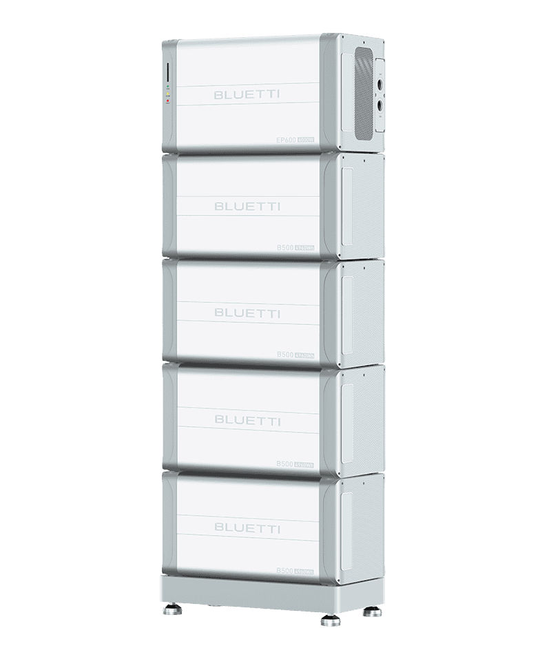 תחנת גיבוי ביתית תלת פאזית - BLUETTI EP600 + 2xB500 | 6000W 10KWh – תמונה 4