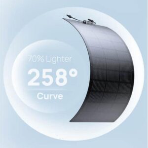 פאנל סולארי גמיש ECOFLOW100 , הספק 100W