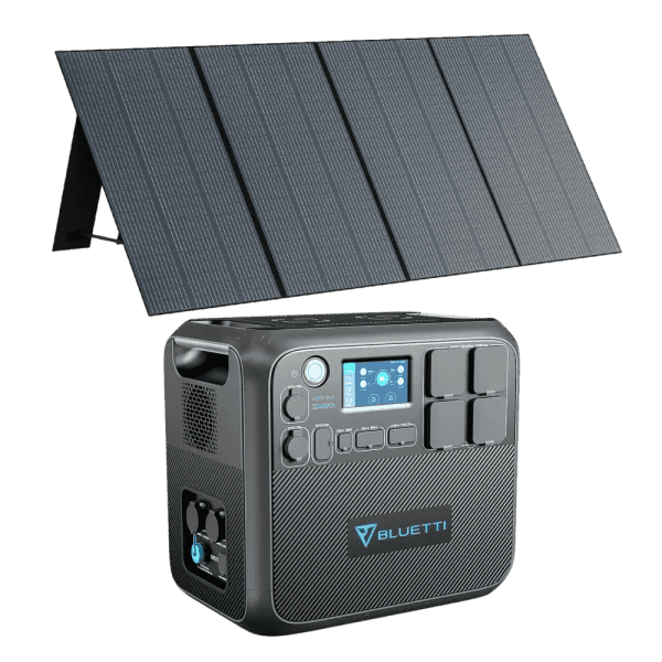 קיט תחנת כוח ניידת BLUETTI AC200MAX + פאנל סולארי מתקפל BIGBLUE 400W