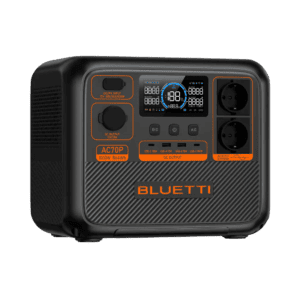 קיט תחנת כוח ניידת BLUETTI AC70P + פאנל סולארי מתקפל BIGBLUE 200W