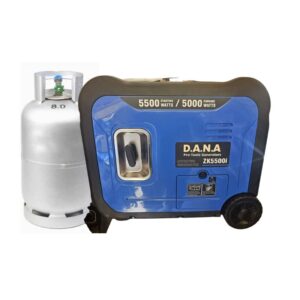 גנרטור אינוורטר מושתק היברידי - גז +בנזין 5500W